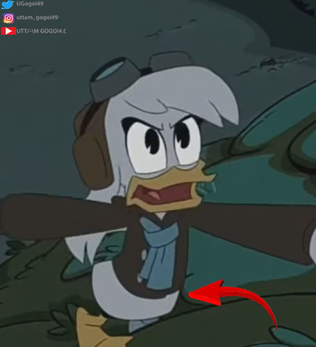 UGogoi49's tweet photo. Wait,,,, WHAT THE QUACK!, WHERE IS DELLA'S PANT IN THIS SCENE????!!!!!!🤨
#DuckTales #DuckTalesSeason3 #DTSpoilers #NewGodsOnTheBlock! #AnimationError #DellaDuck https://t.co/LrFdftUigj