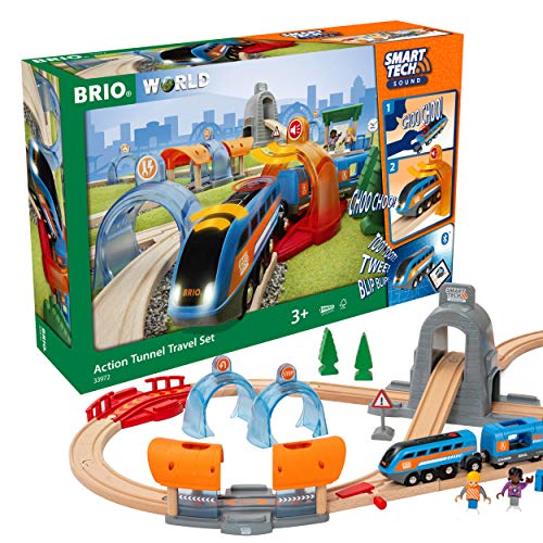 Babaloo_uk's tweet photo. BRIO World Smart Tech Sound Action Tunnel Travel Wooden Train Set. Take control of the play with this 37-piece interactive toy train set with 8 Action Tunnels. https://t.co/ebd73uiE8c #christmastoys #brioworld #trainset https://t.co/zdwr5ERv6B