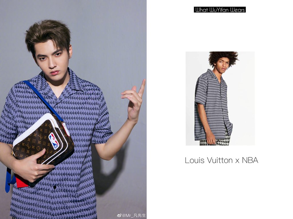 cdrama tweets on X: #KrisWu for the Louis Vuitton x NBA