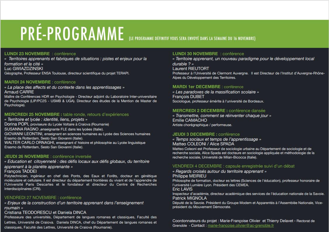 InstitutUrbanismeGeographieAlpine (@iuga82146405) on Twitter photo Invitation au sĂ©minaire du projet TERAPI , portĂ©, entre autres, par lâIUGA.
Inscrivez-vous !
<a href="/UGrenobleAlpes/">UniversitĂ© Grenoble Alpes</a> #terapi #territoireinnovant #apprentissages #formation #massificationscolaire Invitation au sĂ©minaire du projet TERAPI , portĂ©, entre autres, par lâIUGA.
Inscrivez-vous !
<a href="/UGrenobleAlpes/">Université Grenoble Alpes</a> #terapi #territoireinnovant #apprentissages #formation #massificationscolaire