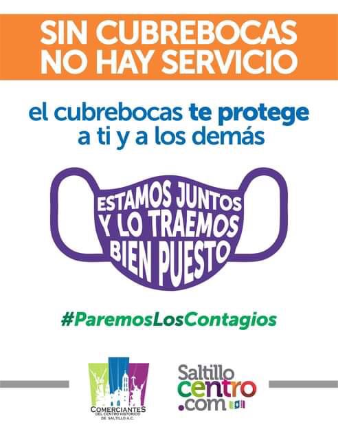 cocsaltillo's tweet photo. En este#BuenFin2020  te esperamos en el #CentroHistórico de #Saltillo con los mejores precios de la Ciudad, acuérdate de traer tu cubrebocas y no venir en familia. #alviruslofrenamostodos #sincubrebocasnohayservicio #paremosloscontagios https://t.co/V2jFJ9Tidb