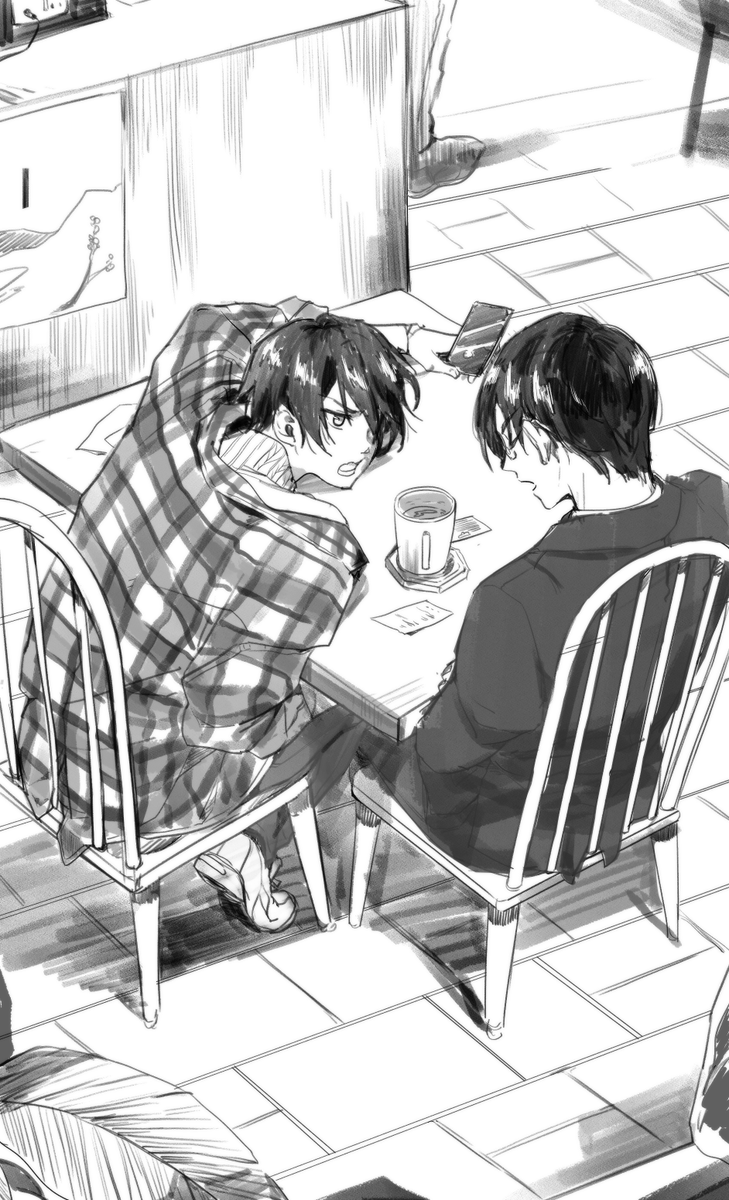 <이러니 저러니 해도 친한 사이>

-어디서든                 -어디서든
퍼지는 타입-            단정한 타입-