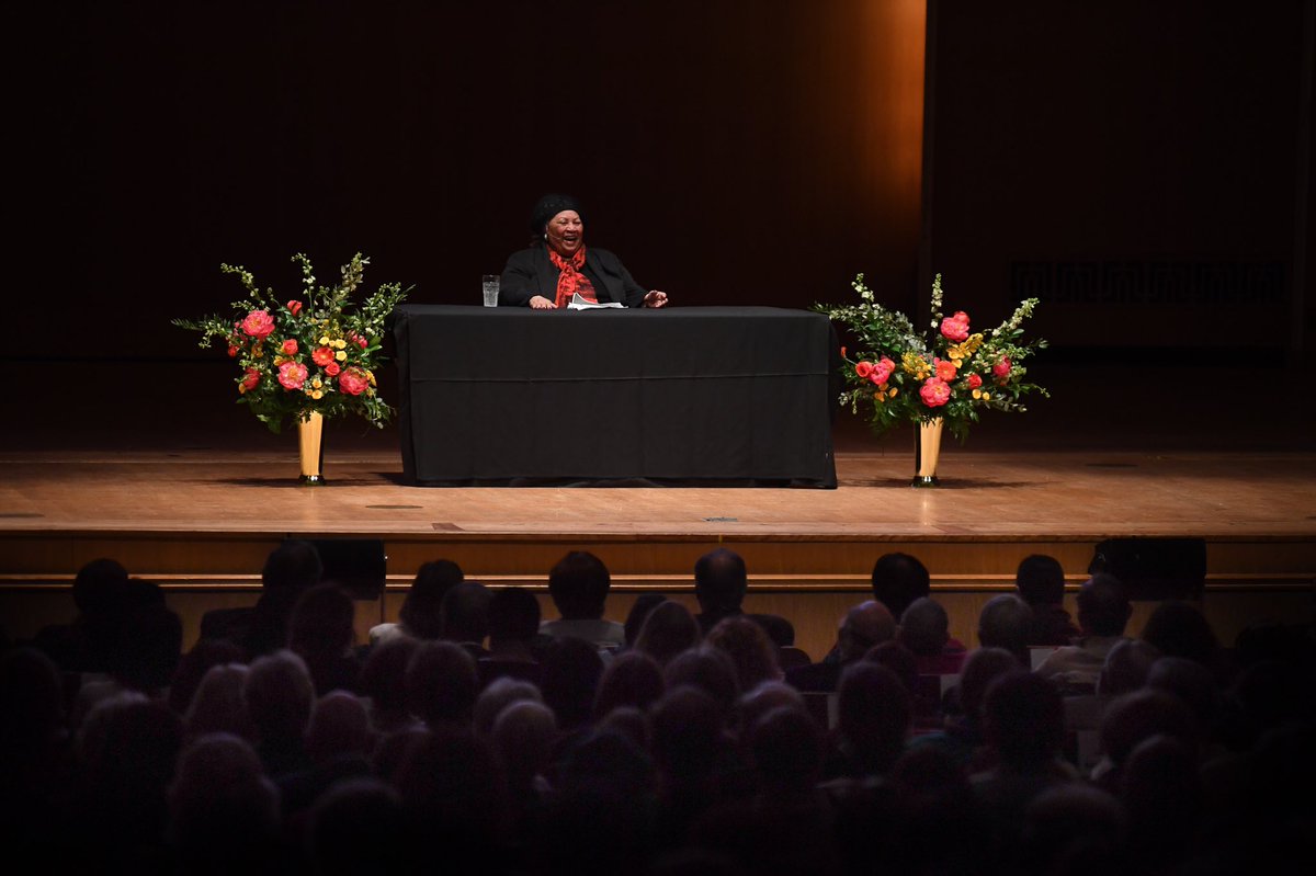 Toni Morrison speaks at Just Buffalo’s BABEL series at Kleinhans Music Hall on November 9, 2017.