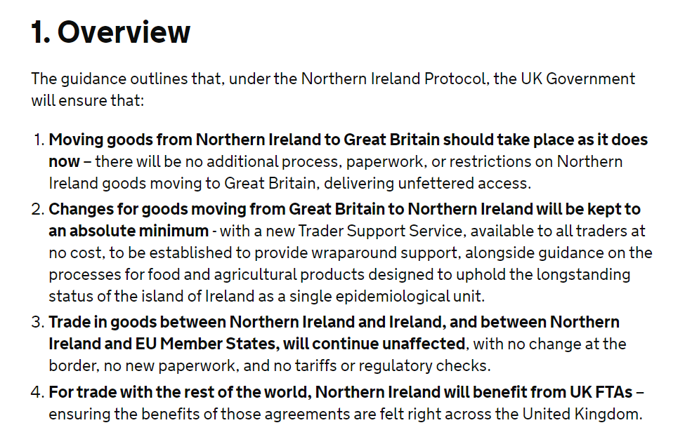 Reposting this cus I made a mistake in prev tweet, it looks as though GBNI movement of goods (NOT NIGB) will- need to go through customs system (CHIEF, now CDS)- need a movement reference number (MRN)- treated as intl goods movement https://assets.publishing.service.gov.uk/government/uploads/system/uploads/attachment_data/file/930056/8120_CDS_Movement_Reference_Number__MRN__guide_v7_accessible.pdf