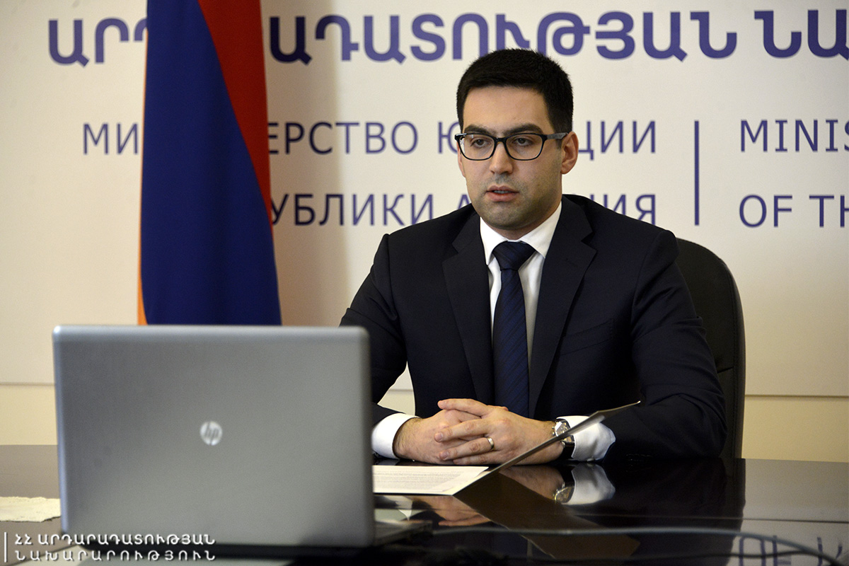 RustamBadasyan's tweet photo. Talked in #MoJs conference within the margins of 🇬🇷 Chairmanship in #CoE. Called for targeted actions when the most important value- the human life- is attacked by 🇦🇿 and 🇹🇷 based on ppls ethnicity. https://t.co/4gesX2lltr