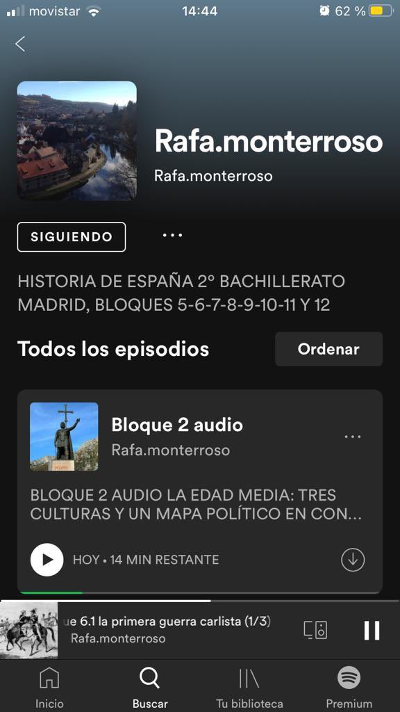 R_monterrosoga's tweet photo. Ya estoy en Spotify ! Iré subiendo todos los temas del temario de 2º de bachillerato poco a poco. De momento ahí tenéis la 1ª evaluación. Un primer paso y una forma más de acercarse al estudio de la asignatura. Espero que guste ! https://t.co/c5He6MzCnk