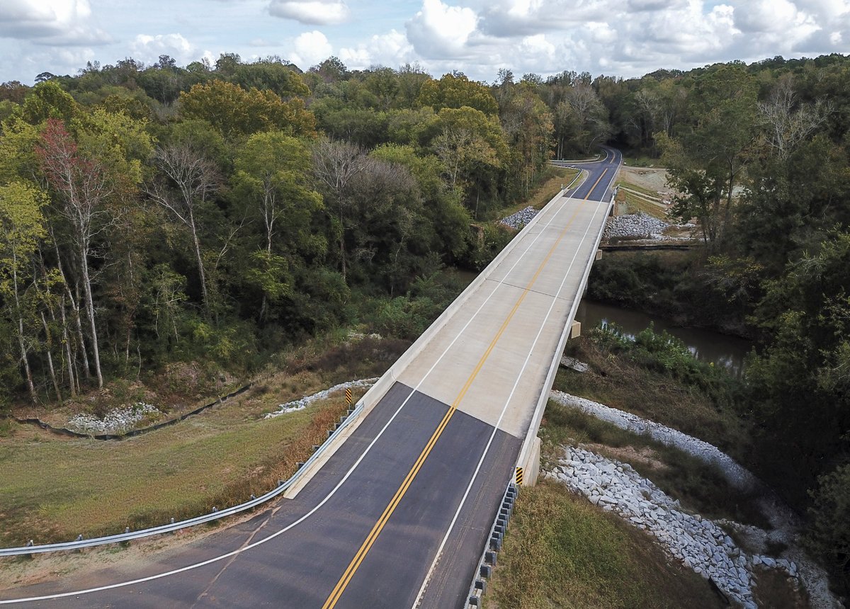 SCDOTPress's tweet photo. Check out this bridge replacement completed earlier this fall on S.C. 823 over Little River in McCormick County. #ProgressIsOurPriority https://t.co/huNysGMEba