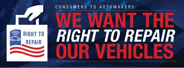 Consumers to Automakers: We Want the Right to Repair Our Vehicles! This is a HUGE win for the automotive aftermarket and your local repair shops.