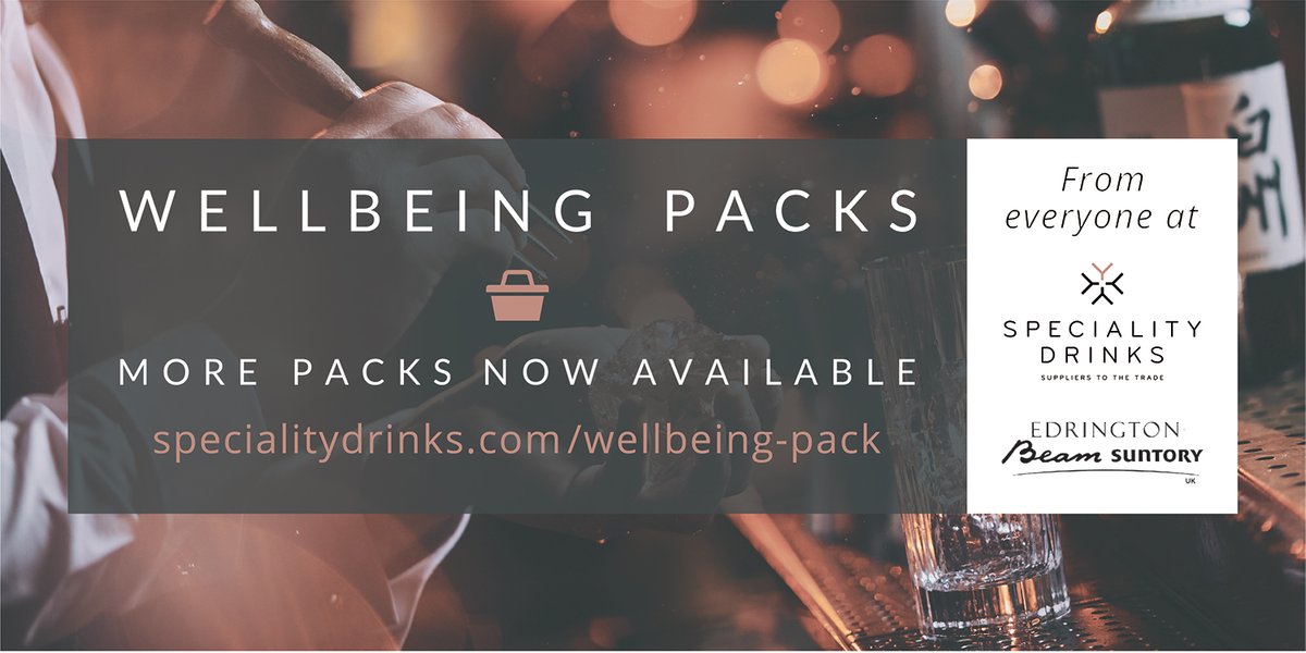 After hearing the news of a second lockdown we, with the support of <a href="/beamsuntory/">Beam Suntory</a>, have restocked our Wellbeing Packs. Please know that you are not alone and that we will do everything we can to support you in the coming weeks &amp; months.

Get your pack here: bit.ly/30kP4E7