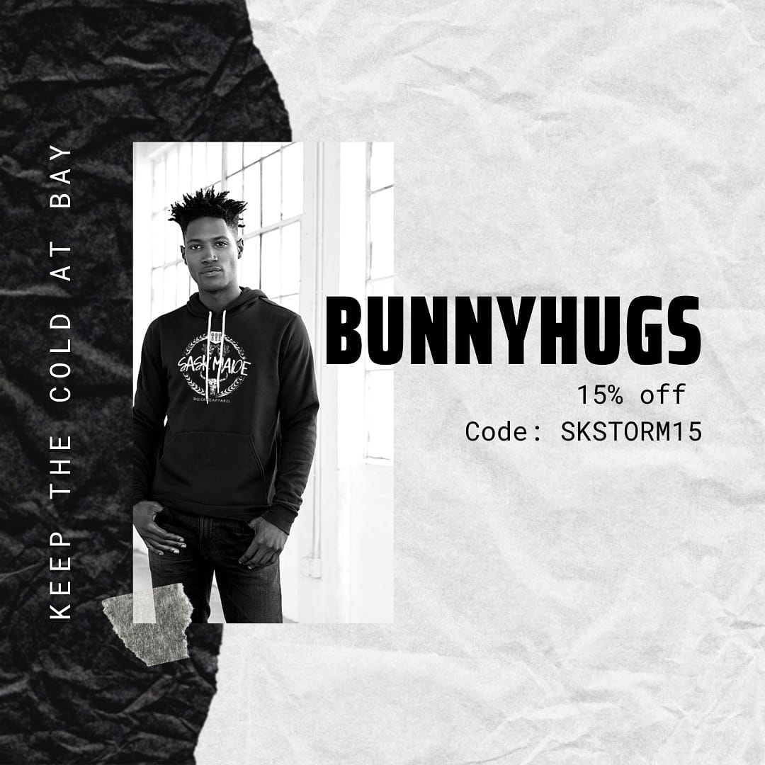 It's a wintery wonderland out there! Stay warm with a super soft Tall Grass Apparel bunnyhug! Available today for 15% off! Just use code: SKSTORM15 at checkout!

Stay safe saskatchewan!

#sask #yxe #yqr