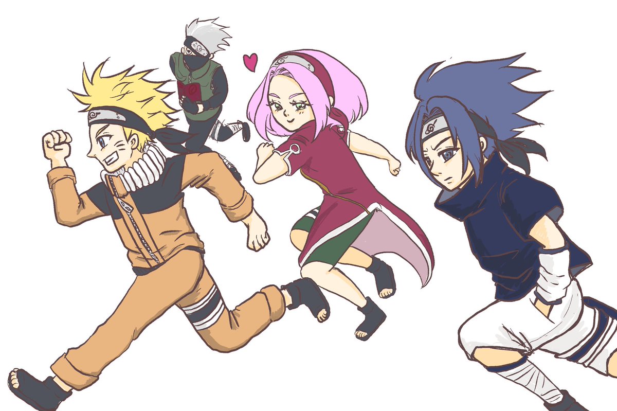 NARUTO「7班#NARUTO 」|ジェーコのイラスト