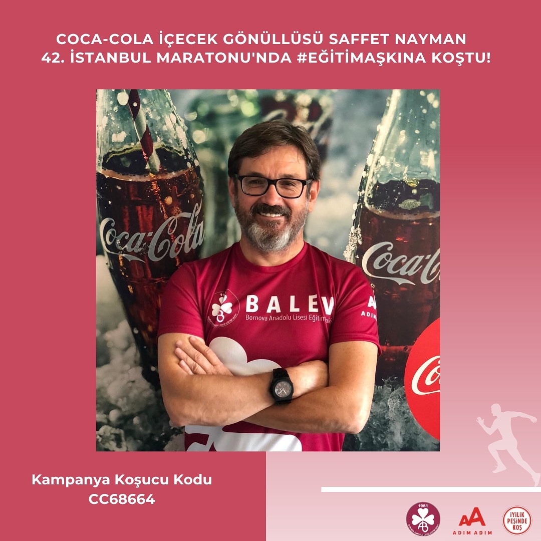 BALEV1981's tweet photo. COCA-COLA İçecek Gönüllüsü Saffet NAYMAN 42. İstanbul Maratonu'nda #EĞİTİMAŞKINA Koştu!
Bursiyer öğrencilerimizin eğitim hakkı için dayanışmaya devam ediyoruz .
Siz de destek olmak isterseniz 👇
https://t.co/LUaaMKFG3X
#bal #balev #balmed #balspor #balevburskulübü https://t.co/12NStZlvOg