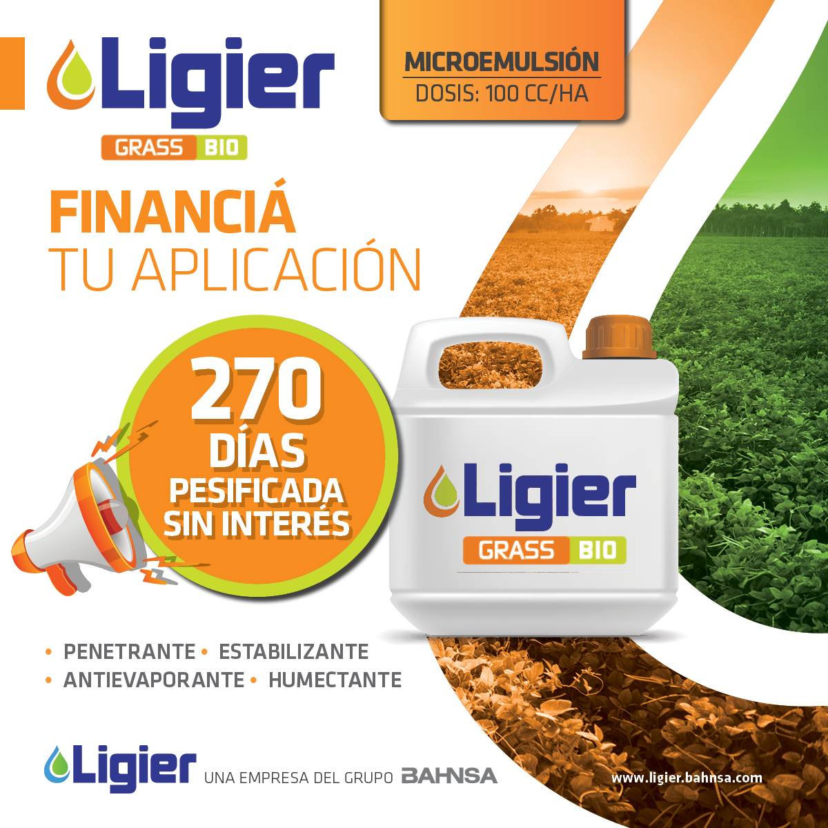 LigierAgro's tweet photo. Ligier #GrassBio, el 𝗰𝗼𝗮𝗱𝘆𝘂𝘃𝗮𝗻𝘁𝗲 que necesitas para combatir y controlar #gramíneas y #malezasresistentes. 🚜💦
👉 Conocé más sobre #TuAliadoContraLasMalezas 🌱❌
https://t.co/RzGVuhqGea
𝗖𝗼𝗻𝘁𝗮𝗰𝘁𝗮𝗻𝗼𝘀 📲 https://t.co/6T6v1UlBsr https://t.co/q4gmJcbqzB