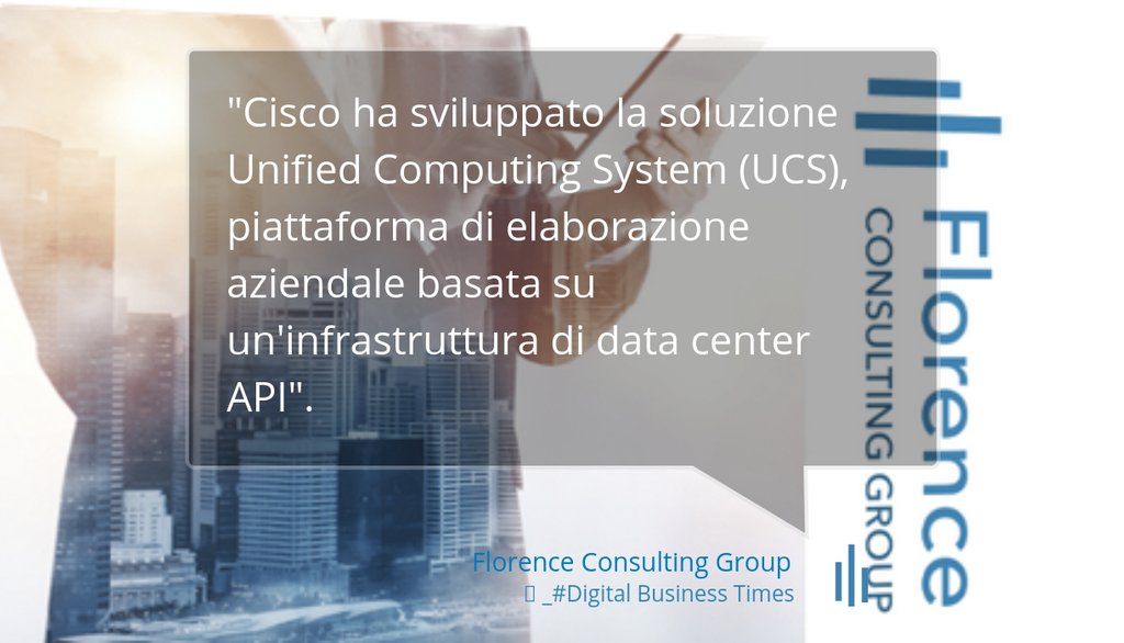 Arianna_FCG's tweet image. "Le aziende sono sempre più dipendenti da servizi basati su software e modelli operativi cloud".
▸ lttr.ai/Y4Dv
 #InfrastrutturaCloud #CiscoSystems #UnifiedComputingSystem