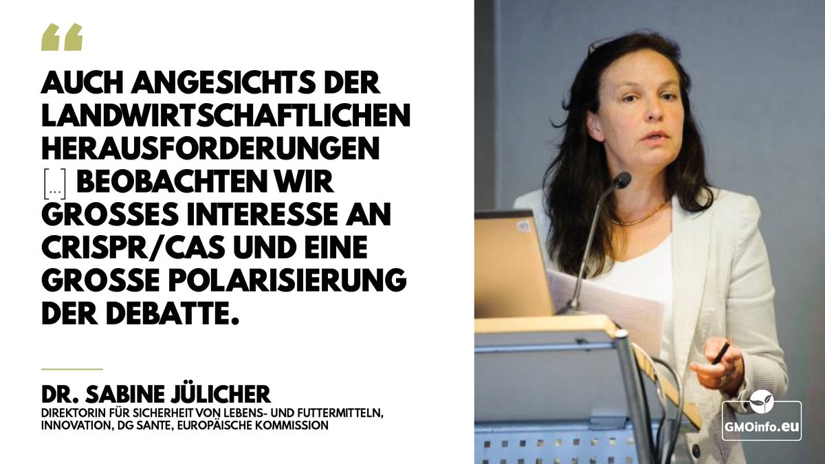 Ob in der #Politik, #Wissenschaft, #Landwirtschaft oder Geselschaft: angesichts unserer aktuellen ökologischen &amp; sozialen Herrausforderungen ist das Interesse an den neuen Züchtungstechniken ist riesig: youtube.com/watch?v=K-z1NM… <a href="/Food_EU/">EU Food Safety - #EUFarm2Fork</a> <a href="/EU_Commission/">European Commission</a> #CRISPR #DialogGenomeEditing