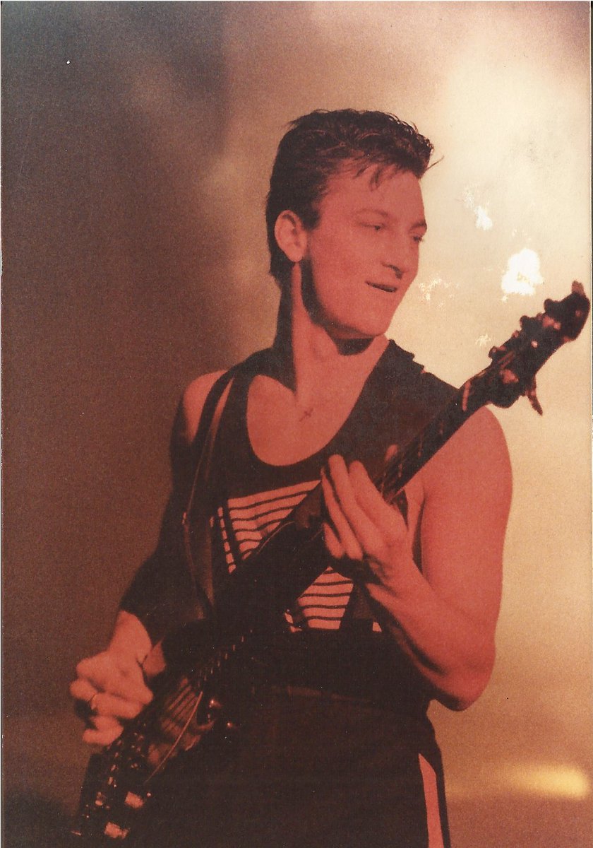FGTH_Official's tweet photo. Mark on Monday. #MarkOToole #HammersmithOdeon #1985 #Frankie #MusicMan #BassGuitar #Cutlass #80s #80sHits #Relax #TwoTribes #HammersmithApollo https://t.co/oFmTpqtJPj