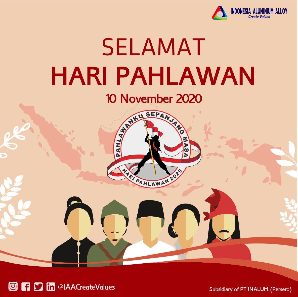 IAACreateValues's tweet photo. Selamat Hari Pahlawan Nasional
10 November 2020.

#KitaPasti https://t.co/0vVjPcvYSR