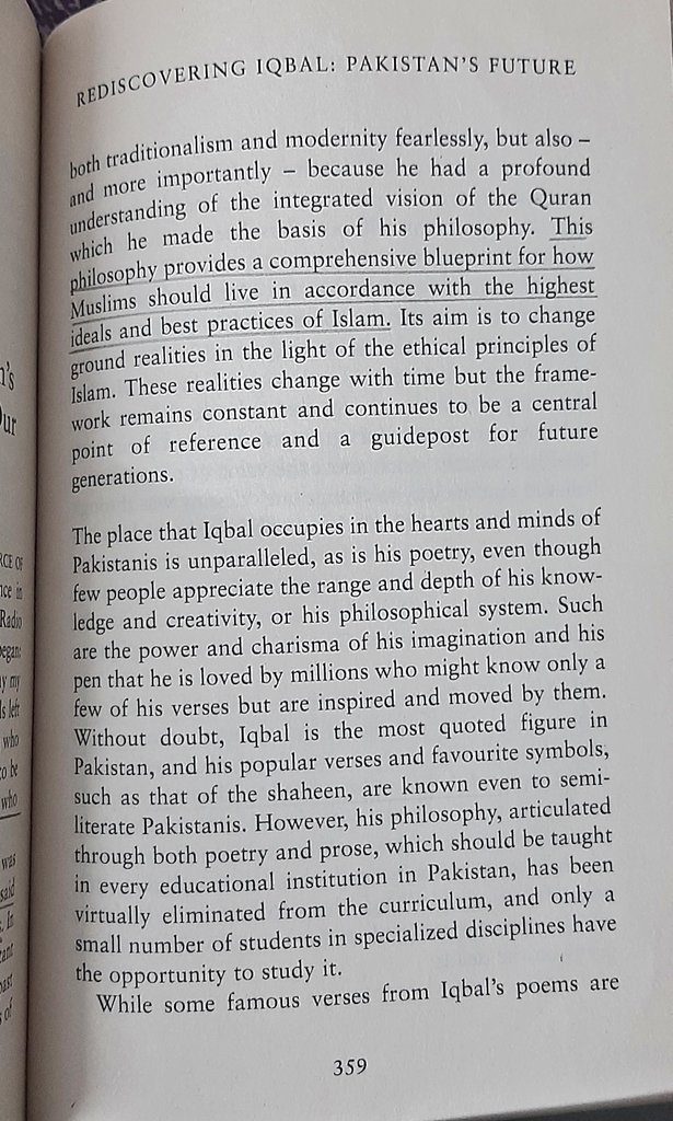 "This philosophy provides us a comprehensive blueprint for how Muslims should live in accordance with the highest ideals and best practices of Islam"(2/n)