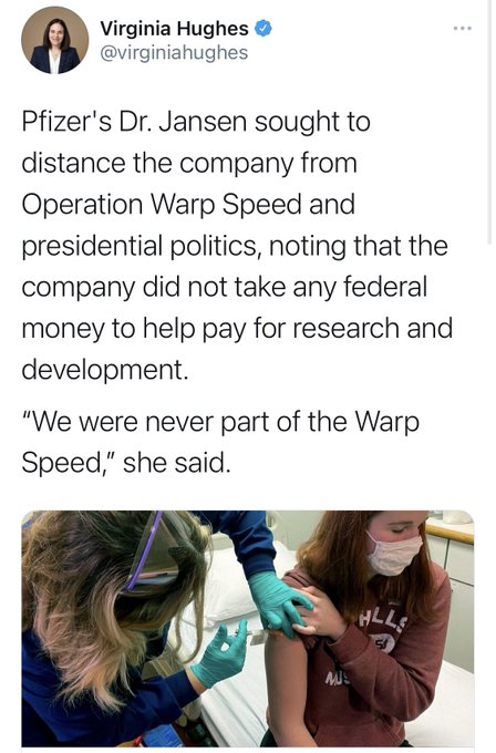 Holly Figueroa O'Reilly (@aynrandpaulryan) on Twitter photo <a href="/Mike_Pence/">Mike Pence</a> <a href="/realDonaldTrump/">Donald J. Trump</a> <a href="/pfizer/">Pfizer Inc.</a> LOLOL you idiot.
They were never part of Warp Speed.
You never fail to fail. <a href="/Mike_Pence/">Mike Pence</a> <a href="/realDonaldTrump/">Donald J. Trump</a> <a href="/pfizer/">Pfizer Inc.</a> LOLOL you idiot.
They were never part of Warp Speed.
You never fail to fail.