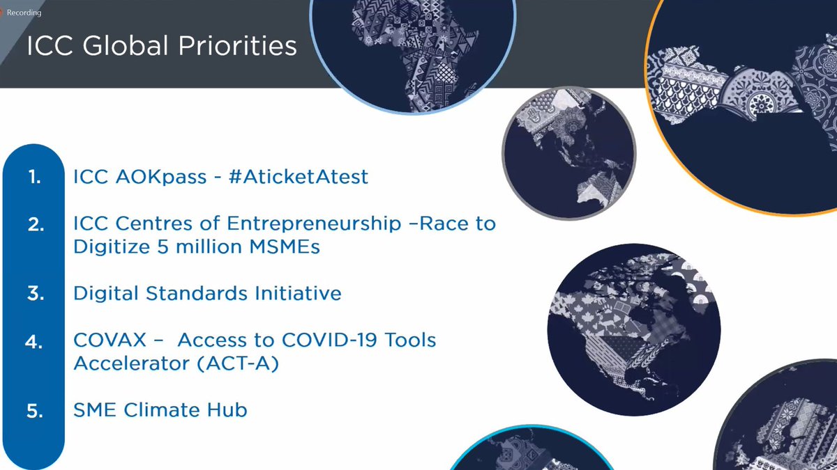 iccwbo's tweet photo. #Priorities... 
@ICCSecGen presented ours at the ICC/WCF Africa Action Network meeting tdy, which brought together #chambers and our regional offices. ⤵️ #ATicketATest https://t.co/WARqcbTOFO