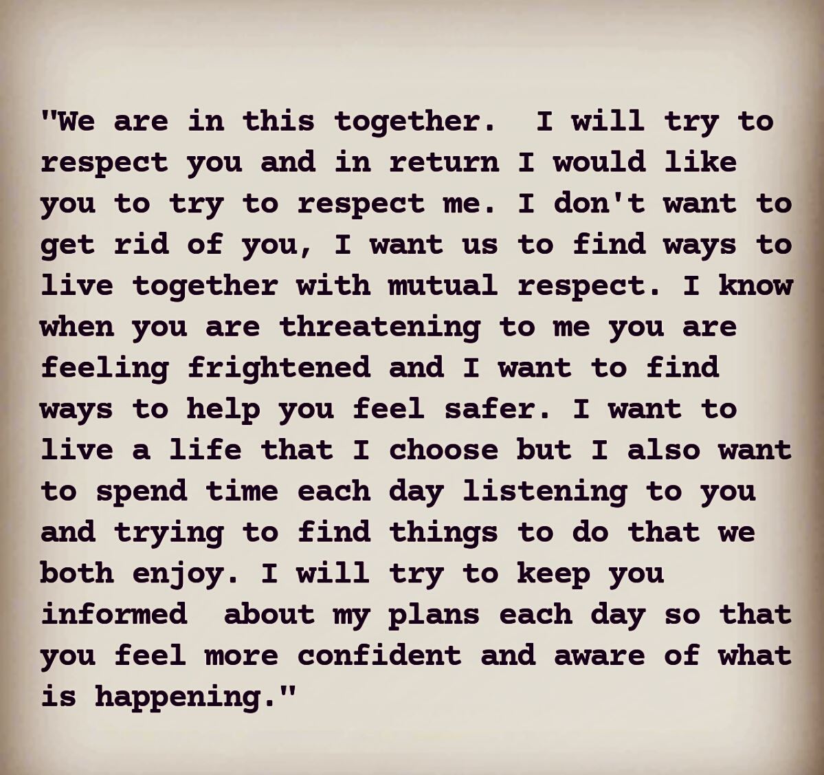 Rufus May (@rufusmay) on Twitter photo For people who want to shift the relationship with their voices from one that is combative to one that is more collaborative this kind of daily statement/ affirmation could be helpful. You can obviously adapt and personalise it. <a href="/HVN_USA/">Hearing Voices USA</a> <a href="/HVBrighton/">HearingVoices BTN</a> <a href="/HearingVoicesNY/">Hearing Voices NYC</a> <a href="/HVN_England/">HVN England</a> For people who want to shift the relationship with their voices from one that is combative to one that is more collaborative this kind of daily statement/ affirmation could be helpful. You can obviously adapt and personalise it. <a href="/HVN_USA/">Hearing Voices USA</a> <a href="/HVBrighton/">HearingVoices BTN</a> <a href="/HearingVoicesNY/">Hearing Voices NYC</a> <a href="/HVN_England/">HVN England</a>