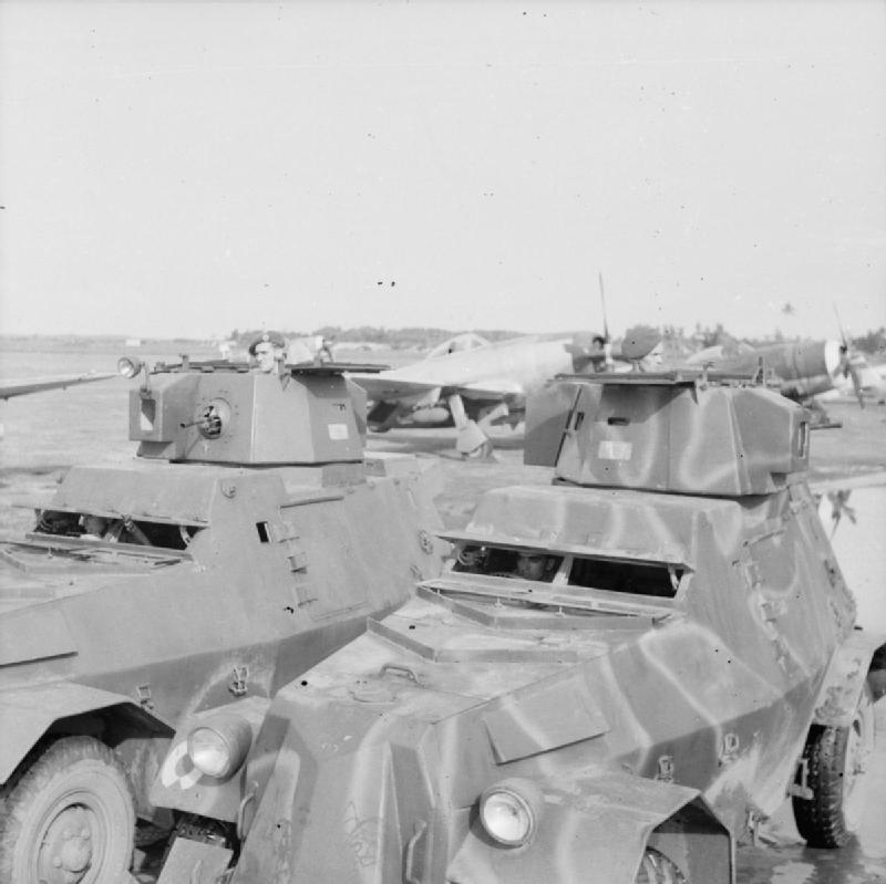 Bandara Kemayoran, Jakarta yang dikuasai oleh tentara Inggris pada tahun 1945.