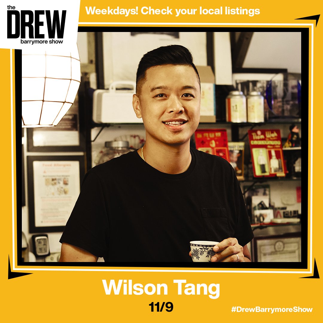 Today's episode of <a href="/DrewBarrymoreTV/">The Drew Barrymore Show</a> features <a href="/dimsumNYC/">Wilson Tang</a> making dumplings from THE NOM WAH COOKBOOK! Check your local listings and tune in.