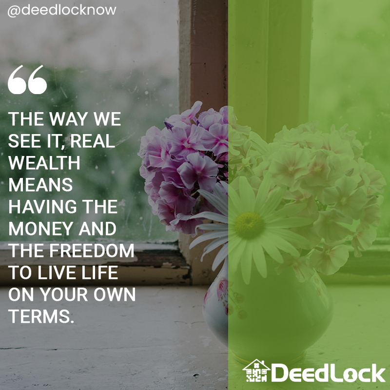 DeedLocknow's tweet photo. “The way we see it, real wealth means having the money and the freedom to live life on your own terms.”
Click here 😎👉 https://t.co/mB7qREI4we
.
.
#deedlock #realestate #realtor #realestateagent #home #property #forsale #investment #realtorlife #househunting #luxury #security https://t.co/rfoe2uaHpT