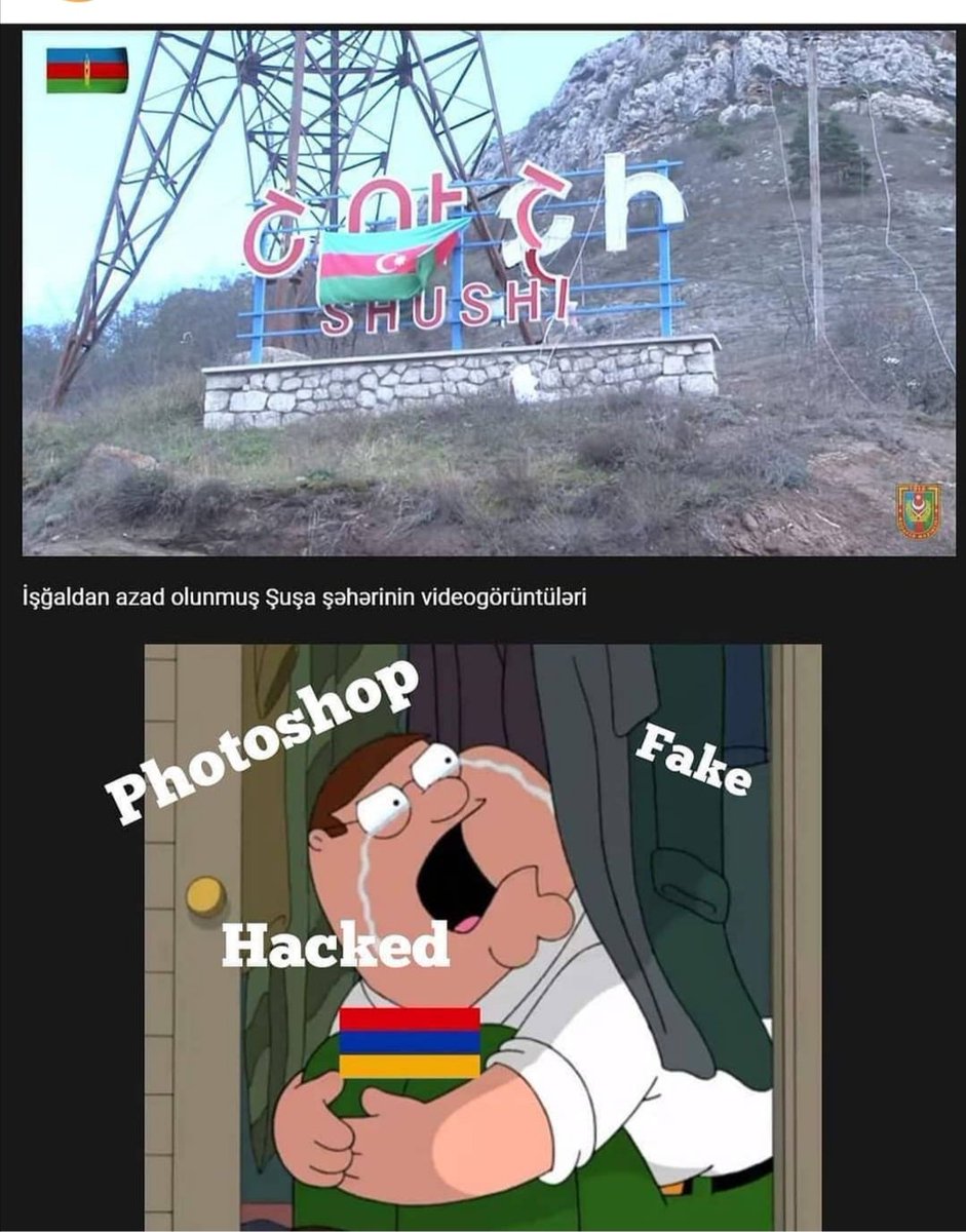 KAzerbajdzjan's tweet photo. @NikolPashinyan OMG😂you are so stupid 🤡Baranyan Pasinyan.
#KarabakhisAzerbaijan 🇦🇿💪❤️ https://t.co/rJyVdJGFux