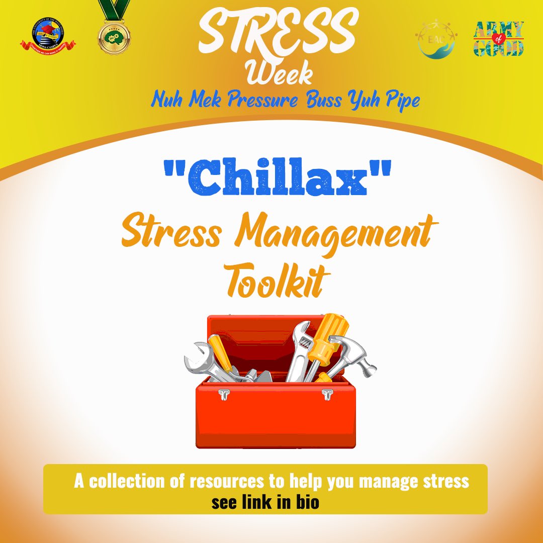 uwiguildeac's tweet photo. As we bring #GuildEACStressWeek to a close, weβre sharing a toolkit with stress management resources just for you.
Retweet and tag everyone who may need it. ππ§‘ππ§‘
See link in our bio for the toolkit!
#GuildEACJustBreathe #GuildEAC2020 #OneArmyNuffGood https://t.co/607gzpuSNZ