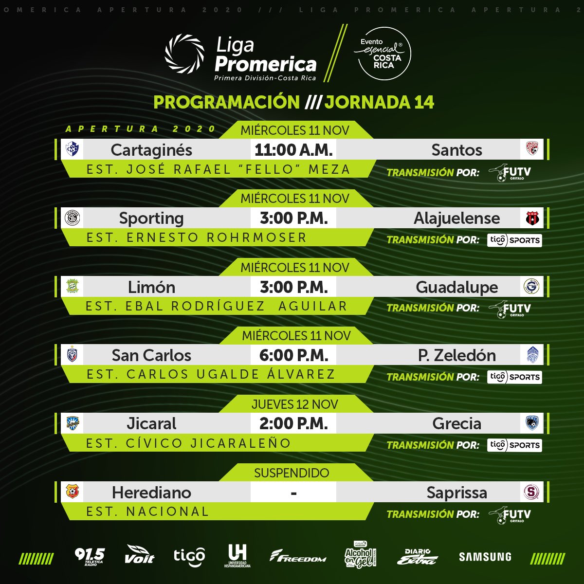 yashinquesadacr's tweet photo. #LaPrimer El miércoles los partidos comenzarán a partir de las 11:00 AM, tendremos un día de puro fútbol ⚽😎 https://t.co/VOcmqV8FA8