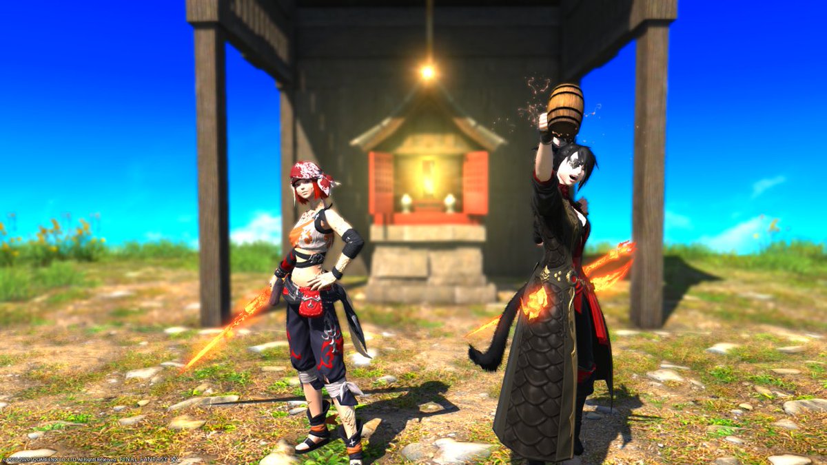 sheela_chan's tweet photo. Es war ein langer Weg, aber heute haben wir es endlich geschafft! :D Wir haben die Himmelssäule zu zweit gecleared und ich bin so happy 😊��� #FFXIV https://t.co/QfI5CrgI30