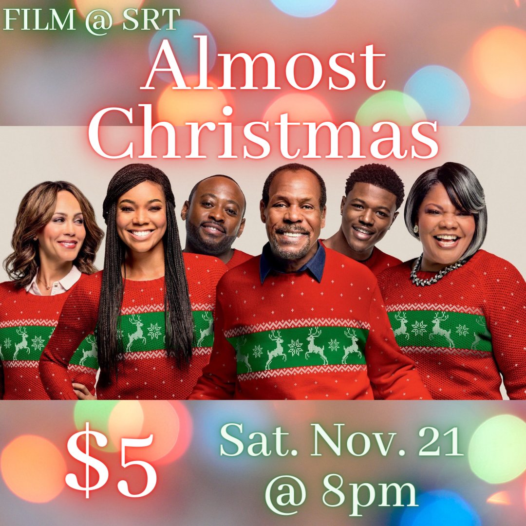 FTFShows's tweet image. FILM@SRT continues with Almost Christmas! We're having a screening of the hilarious holiday classic Saturday Nov. 21st at 8 pm🎄 Head to tickets.ftfshows.com or call 305-284-8872 to get your $5 tickets! #almostchristmas #holidayseason #supportlocaltheater