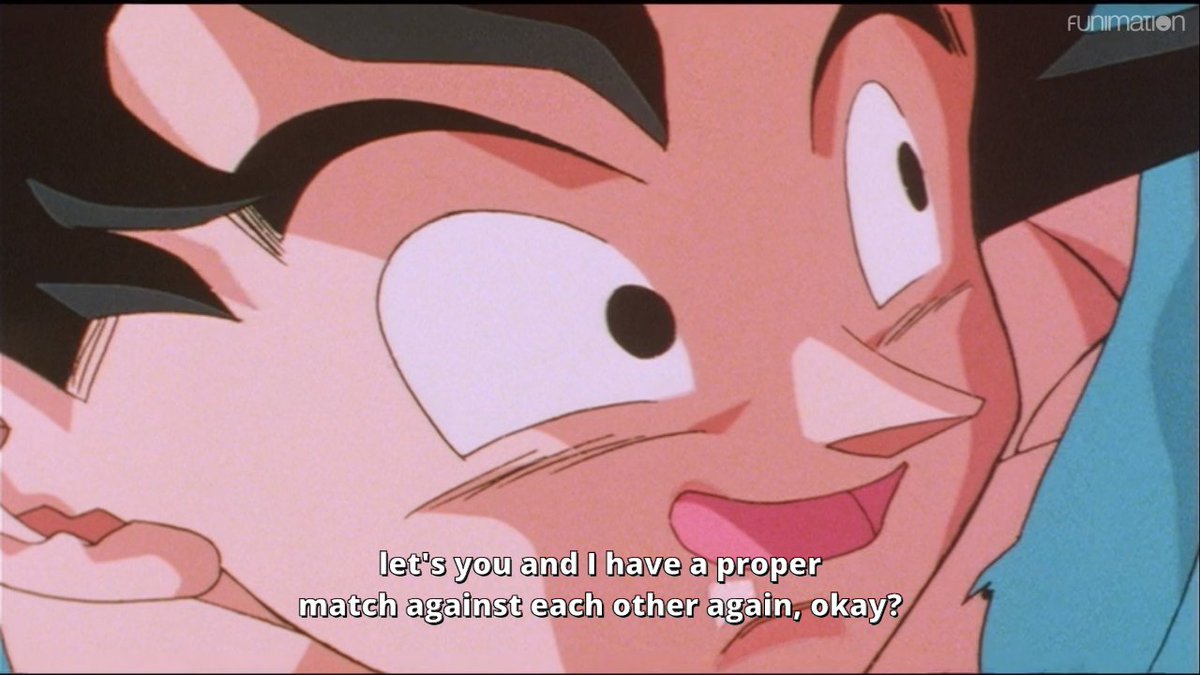 dragonballz's tweet photo. Isn't it exciting to fight someone powerful? 🥰 https://t.co/Sqw9GtdWnh