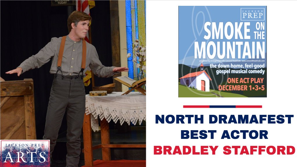 Congratulations to Prep Senior Bradley Stafford on being named Best Actor at the 2020 North Dramafest competition this weekend!
