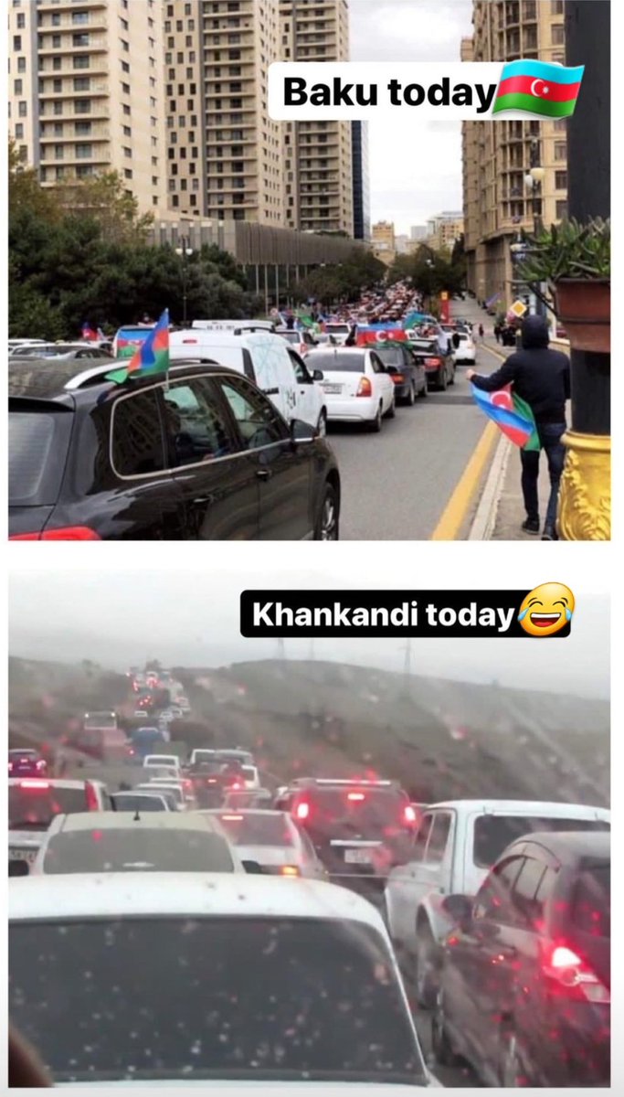 Так и будет до конца ) Или по- «хорошему» сваливайте с наших Земель или же мы сами Вас пошлём,но уже по- «дрону» )
#Shusha 
#shushaisazerbaijan #Shushaisback #KarabakhisAzerbaijan 🇦🇿🇦🇿🇦🇿