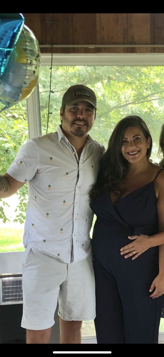 Rowmeenuh's tweet photo. So grateful for my husband and his patience dealing w my preggo self. Can’t wait to meet our lil man. Month 9, here we go! https://t.co/OtgXEc9Evh