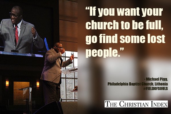 christianindex's tweet photo. .@pbclithonia’s @MichaelPigg brings the Mission Sermon. #fieldofsouls @GABaptist https://t.co/KudKmcG1YI