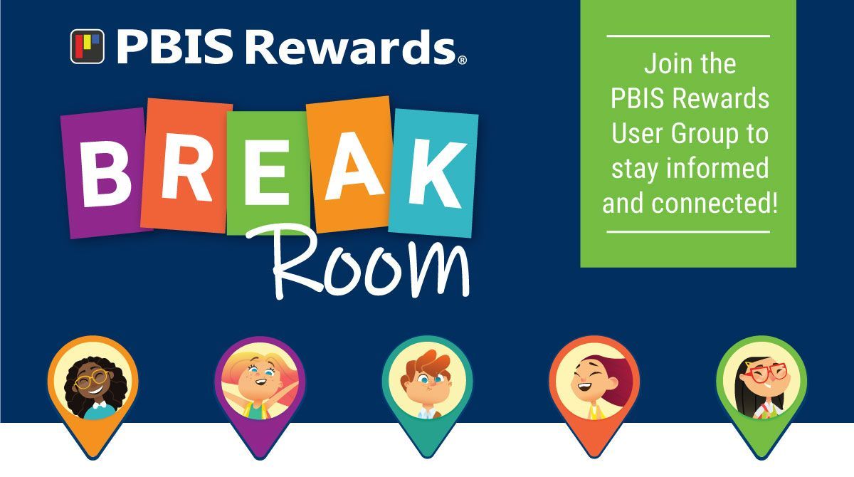PBISRewards's tweet photo. Join our new Facebook PBIS Rewards user group: Break Room! Interact with the PBIS Rewards experts, ask questions, and receive inspiration to make PBIS successful for your team.  #pbisrewards
https://t.co/Iw0j8WbClA https://t.co/yJeOoKxc62