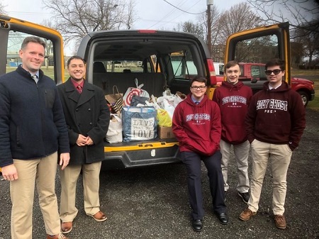HolyGhostPrep's tweet photo. ICYMI: @HolyGhostPrep is collecting non-perishable food for @PrestonSteve933's Campout for Hunger, the largest single-location food drive in the U.S. Our goal is to deliver 1,000 pounds this year and we need your help. #ThinkOfOthers #Think1000Lbs #ThinkGhost https://t.co/abEcnxjlaq