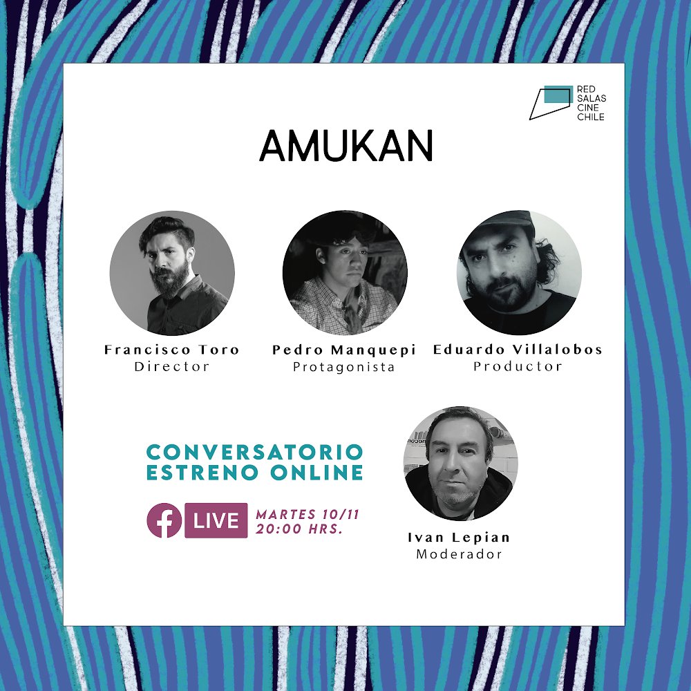 ImaginariaAV's tweet photo. @AmukanPelicula se encuentra disponible para alquiler a través de VOD en https://t.co/uxb3FKS8Ht ✊🔥

Mañana a las 20:00 horas por Facebook Live de @redsalascl se conectará parte del equipo para conversar sobre la película. https://t.co/2lu28JfkC9 https://t.co/RbXTM9sRIU