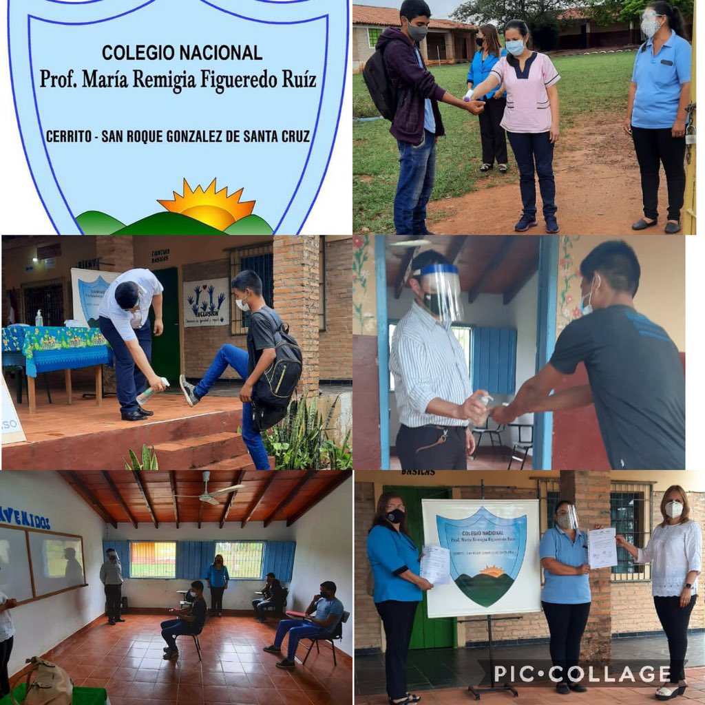 petta08's tweet photo. RETORNO voluntario a clases presenciales: Col. Nac. Prof. María Remigia Figueredo Ruiz Cñia Cerrito San Roque González de Santa Cruz.🇵🇾 https://t.co/8oGQm4qst2