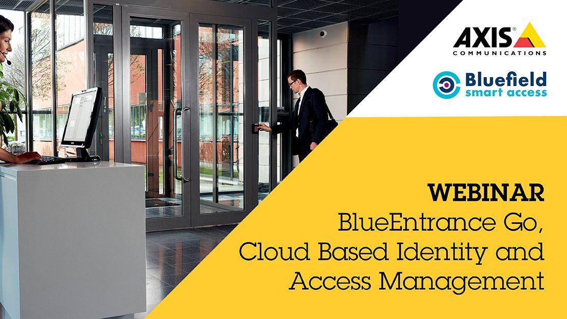 Axis_NL's tweet image. Meer weten over het onlangs gelanceerde toegangscontroleplatform #BlueEntranceGo? Meld je dan aan voor onze #webinar met Bluefield Smart Access op 12 november (aanvang 10:00 en 14:00 uur): bit.ly/387IqFa