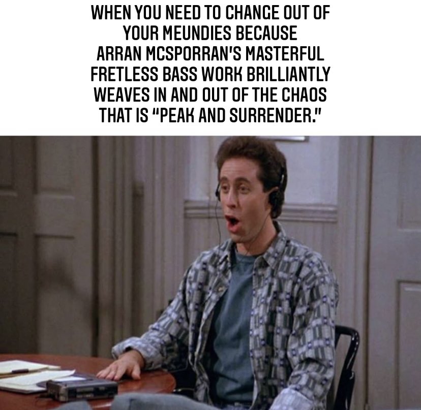 cosmitorium's tweet photo. @ArranMcSporran knows how to dance around a fretboard. ⁣

#cosmitorium #metal #deathmetal #techdeath #prog #progmetal #heavymetal #progressivemetal #staytech #meundies #space #cosmos #seinfeld #bass #fretlessbass #carillionbasses #ibanezbasses #6stringbass https://t.co/XlJY2AlNzR