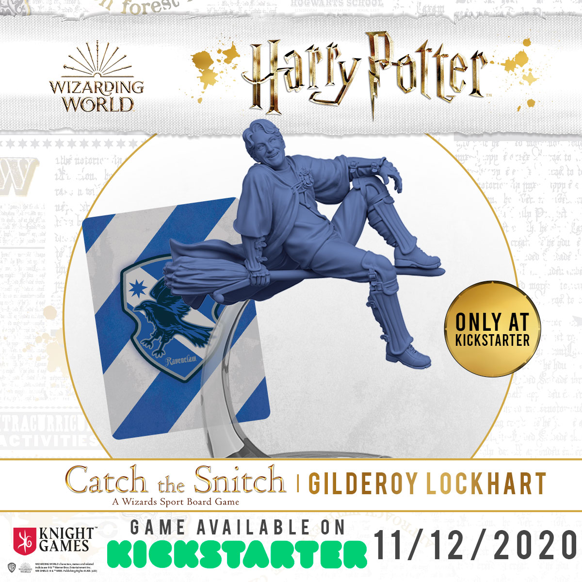 knightmodels's tweet photo. 🧙‍♂️#GilderoyLockhart will be a Kickstarter!

#harrypotter #catchthesnitch #quidditch #knightmodels #knightgames #kickstarter #availableonThursday12th https://t.co/VBLD2MOHnt