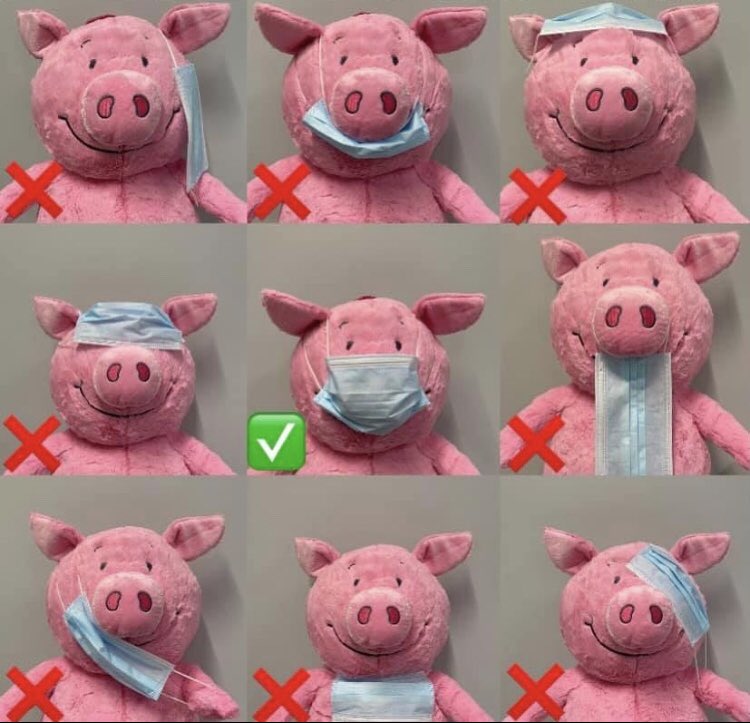 This is the best mask advice ever!! <a href="/marksandspencer/">M&S</a> 

I ❤️ Percy Pig 💕💕