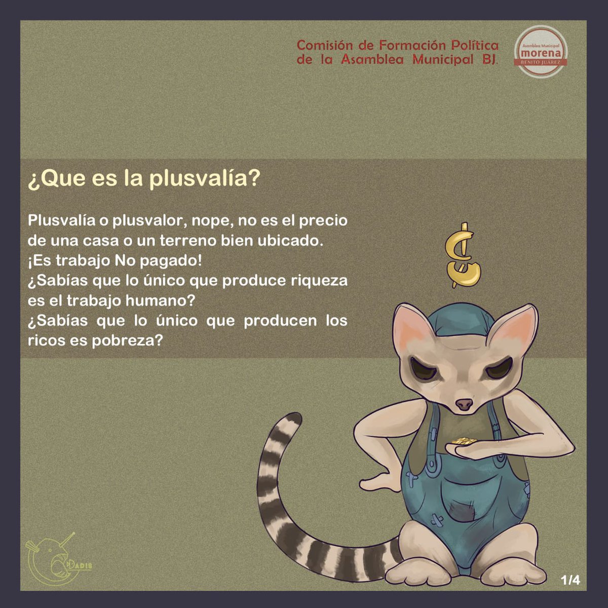 AMmoBJ_'s tweet photo. Nuestros compas de la Comisión de Formación Política 
realizaron esta maravillosa viñeta que explica de forma sencilla uno de los conceptos fundamentales de la crítica de la economía capitalista. https://t.co/iogszpE1m3