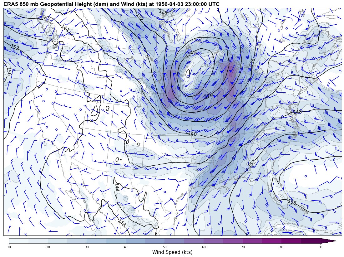 4/3/1956 (Hudsonville MI F5 tornado) @ 23 UTC. Again some similarities here with 4/11/65 and 4/21/67. 8/11