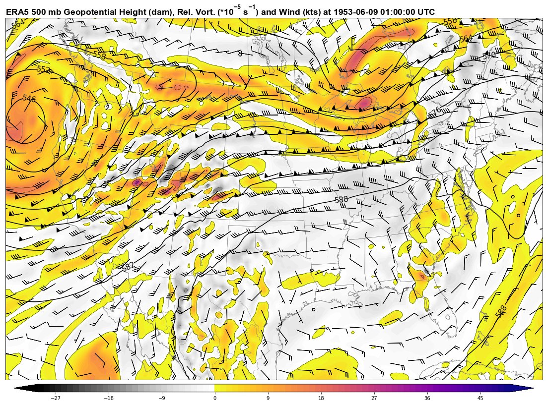6/9/1953 (Flint/Beecher MI Outbreak) @ 01 UTC. 9/11