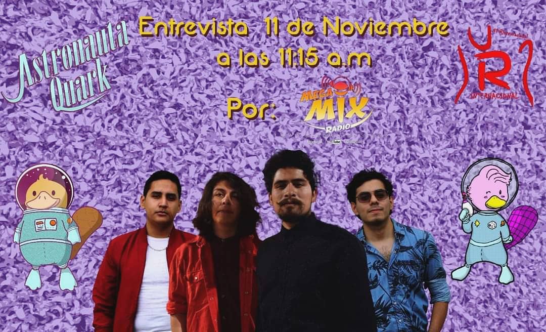 AstronautaQuark's tweet photo. Que onda Amigos! El día Miércoles 11 de Noviembre nuestros amigos de https://t.co/WmlwJDCoPL nos entrevistarán a las 11:15 a.m 🤩
Estén atentos a nuestras redes para que no se pierdan de ningún detalle 🚀🙌
Muchas Gracias Por el Apoyo!👨‍🚀😝
#astronautaquark #musicindie https://t.co/BY7r4FT3WZ